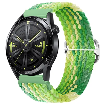 Obrázok produktu pre BStrap Elastic Nylon remienok na Huawei Watch GT 42mm, lime