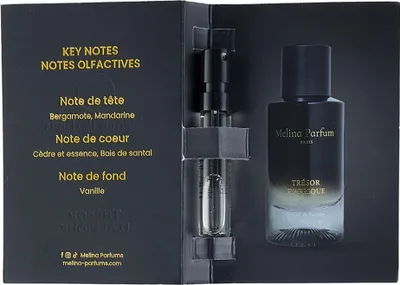 Immagine prodotto di Melina Parfums - Tesoro africano - Estratto di profumo per uomo 2ml