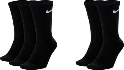 Produktbild von 5 Paar Nike Everyday Lightweight Crew SX7676 Tennis Socke - Farbe: Schwarz - Größe: 46-50