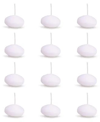 Zdjęcie produktu dla DONAU HOME Zestaw świec pływających / białe / 12 sztuk / 2,8 x Ø 4,8 cm / czas palenia: 4 godziny
