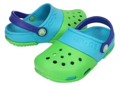 Image de Crocs, sandales pour enfant, modèle 15608-3A6, couleur vert turquoise