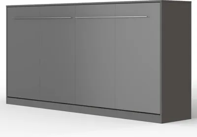 Produktbild von SMARTBett Schrankbett Standard  Anthrazit 90 Horizontal