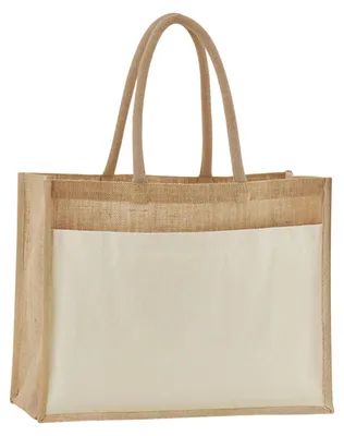 Produktbild von Westford Mill - Einkaufsnetz, Gestärkte Jute FK2653 (Einheitsgröße) (Natürlich)
