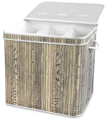 Produktbild von osoltus Wäschesortierer Camps Bay Wäschebox Wäschekorb 3 Fächer