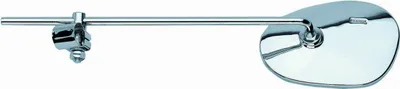 Produktbild von BUMM Linker Spiegel Reni Ø 130x90 mm Chrom mit Stange und Klemme enthalten