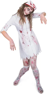 Produktbild von Krankenschwester Kostüm Zombie für Damen XL