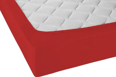 Produktbild von Castell Jersey-Stretch-Spannbetttuch 0077113 color: rot, size: 1x 70x140 cm