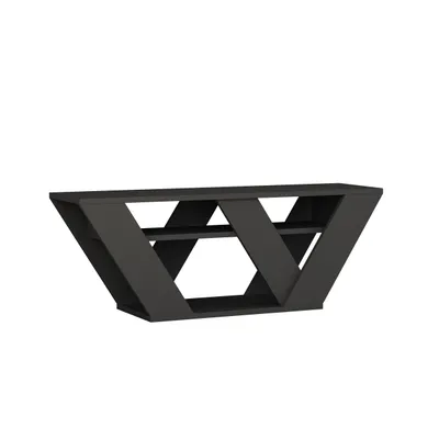 Zdjęcie produktu dla DECORTIE Pipralla Nowoczesny stojak pod telewizor Centrum multimedialne Element TV, antracytowo-szary 110 x 30 x 40 cm