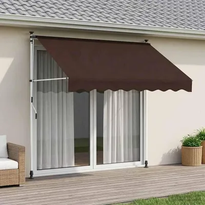 Produktbild von Maison Exclusive - Manuell einziehbare Markise Braun 150 cm