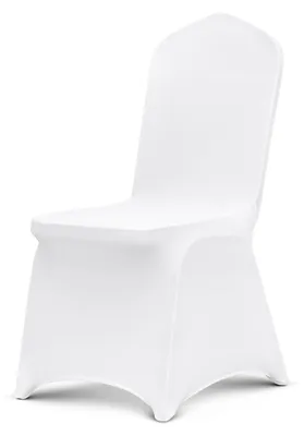 Produktbild von VEVOR Stuhlhussen aus Polyester-Elasthan 105 STK. Weiß, Abnehmbare & Waschbare &