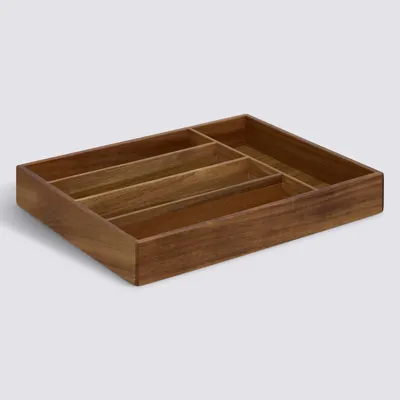 Zdjęcie produktu dla Drewniany organizer na sztućce TIDY SMART, 26 x 35 x 5 cm