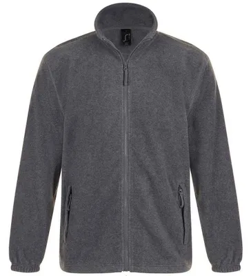 Image de SOLS - Veste polaire « North » pour hommes/femmes Unie LT1899 (XXL) (gris chiné)