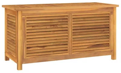 Produktbild von vidaXL Gartenbox mit Beutel 114x50x58 cm Massivholz Teak