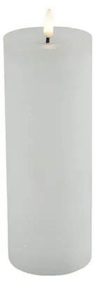 Obrázok produktu pre Countryfield LED sviečka XL rustikálna biela 7,5x7,5x20cm náladové svetlo