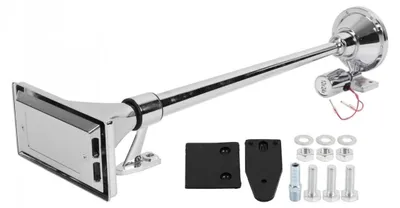 Produktbild von Einzelklaxon 12–24 V für Pkw, Geländewagen, Busse, Lkw – 63 cm