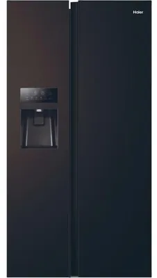 Image de Refrigerateur Americain - Frigo - HAIER - SBS 90 Series 3 HSR3918EIPB - - 515 L - 180 x 90 x 65,9 cm - Noir