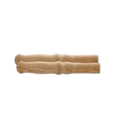 Produktbild von BigDean 2 XXL Holzgriffe für Schiebkarre/Schubkarre ca. 23,5 cm lang 2,5 cm Durchmesser- Hochwertig, flexibel, bereichernd - Ideal für Jede Schubkarre