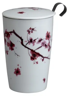 Teetasse mit Sieb und Deckel Cherry Blossom, 350 ml