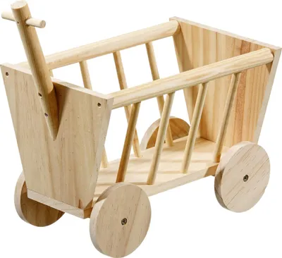 Produktbild von Flamingo Heuraufe Carro Natürlich - Holz, Maße: 29 cm