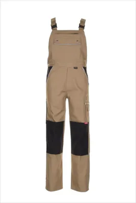 Produktbild von Planam Latzhose Canvas 320 Gr. 24 khaki/schwarz