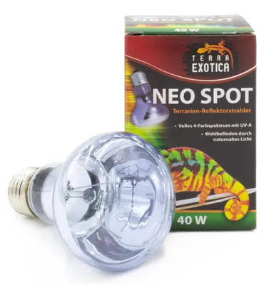 Produktbild von Neo Spot 40W – UV-Reflektorstrahler mit Wärme & Licht für Terrarien