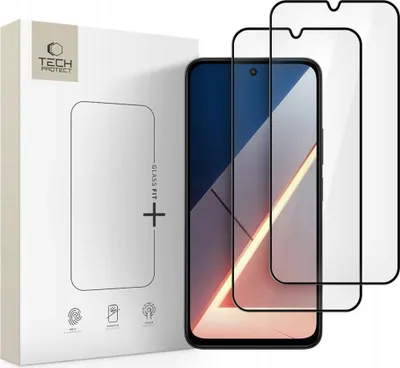 Obrázok produktu pre Tech-Protect Glass Fit+ 2-Pack pre Xiaomi Poco M7 - Black