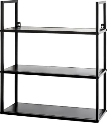 Produktbild von HAKU Möbel Wandregal schwarz - Maße: B 50 cm x H 58 cm x T 20 cm; 25564