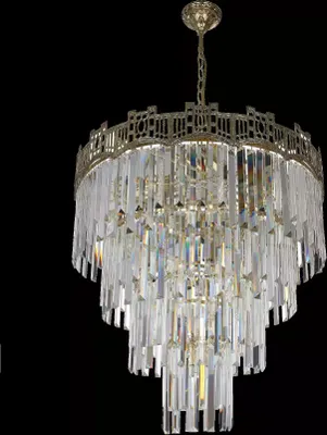 Zdjęcie produktu dla Nowoczesne lampy sufitowe w stylu żyrandola Kryształowy luksus w salonie