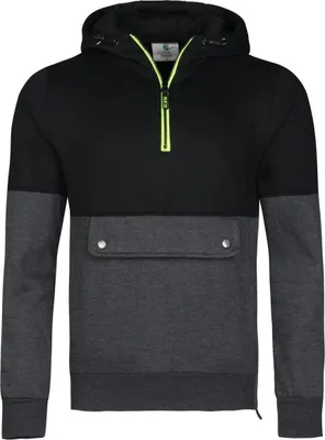 Immagine prodotto di Giacca felpata da uomo felpa con cappuccio, nero- antracite/XXL