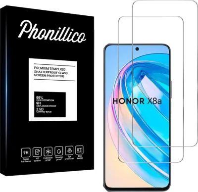 Obrázok produktu pre Tvrdené sklo pre Honor X8A [2 ks] Ochranné sklo Fólia proti poškriabaniu odolná Phonillico®