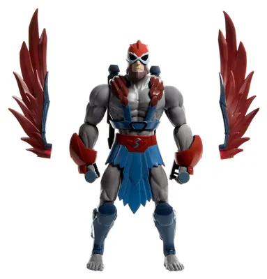 Produktbild von Masters of the Universe Origins 200X Cartoon-Kollektion Stratos ca. 14 cm große Actionfigur, MOTU-Held-Spielzeug, 6 Jahr(e), Mehrfarbig, Kunststoff