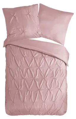 Produktbild von Duvet cover Pure 135x200 + 1* 80x80 cm - luxurious stitched pleats