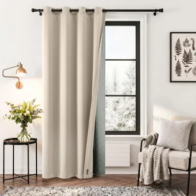 Imagen del producto de Cortina térmica con ojales para protección contra el frío, 240 x 140 cm