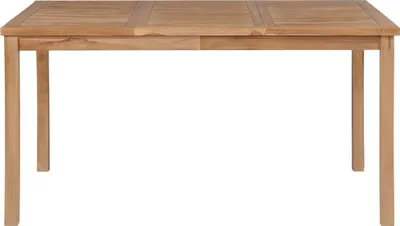 A wooden table on a white background.