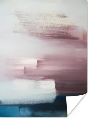 Produktbild von MuchoWow® Poster Malerei - Ölgemälde - Abstrakt 90x120 cm - Wohnzimmer