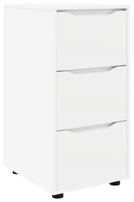 Zdjęcie produktu dla vidaXL Szafka do przechowywania biała 40 x 48 x 81 cm materiał drewnopochodny