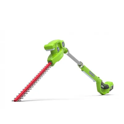 Obrázok produktu pre Greenworks 24V dlhé nožnice na živý plot s batériou a nabíjačkou - Gen 2