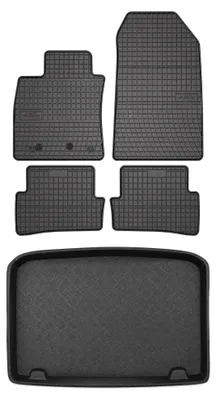 Obrázok produktu pre Gumové autokoberce SolidPRO + vaňa kufra pre: Renault Clio IV 2012-2019 hatchback 5 ks