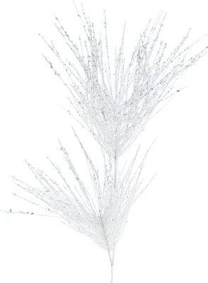 Produktbild von Künstlicher Deko Nadelzweig Glitter für Winter- und Festdeko