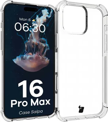 Produktbild von Bizon Case Salpa Apple iPhone 16 Pro Max klar