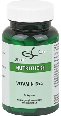 Image de Green Line Nutritheke Gélules de vitamine B12, 90 gélules