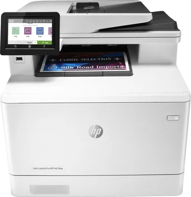 Zdjęcie produktu dla HP Color LaserJet Pro Urządzenie wielofunkcyjne M479fdw, W kolorze, Drukarka do Drukowanie, kopiowanie, skanowanie, faksowanie, poczta elektroniczna, Skanowanie do wiadomości e-mail / pliku PDF; Drukowanie dwustronne; Automatyczny podajnik dokumentów bez zwijania na 50 arkuszy, Laser, Drukowanie w kolorze, 600 x 600 DPI, A4, Bezpośrednie drukowanie, Szary, Biały