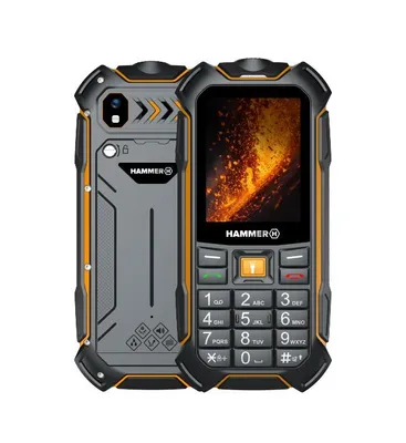 Produktbild von HAMMER BOOST 2 LTE – robustes, wasserdichtes Mobiltelefon mit Tastatur