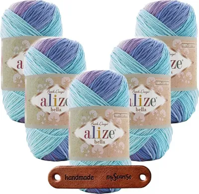 Produktbild von 5 x ALIZE Bella Batik 4531 mit Label