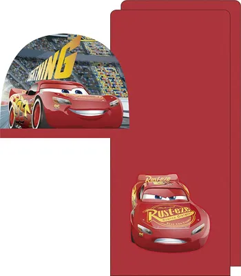 Produktbild von Disney Cars 2tlg. Winterset  Kindermütze Kinderschal Kinderhandschuhe WD11645 (Rot)