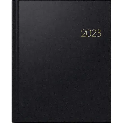 Produktbild von Buchkalender Manager Wt7 weektimer 21x26cm 1 Woche/2 Seiten Balacron schwarz 2023