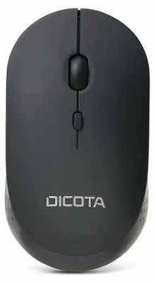 Image de Dicota Silent - V2 - Souris - pour droitiers et gauchers - optique - 3 boutons - sans fil - 2,4 GHz - récepteur sans fil (USB)