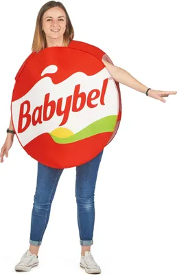 Produktbild von Babybel-Kostüm für Erwachsene rot - Einheitsgröße