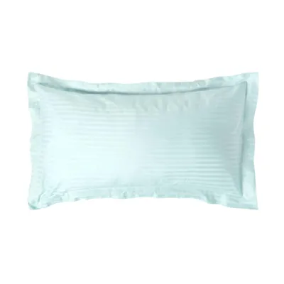 Produktbild von HOMESCAPES Kopfkissenbezug mit Stehsaum Fadendichte 330 Hellblau, 50 x 90 cm