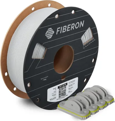 Imagen del producto de PET-GF15, filamento de 1,75 mm, color gris claro, peso: 0,5 kg